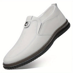 Men's Pointed Toe Loafers Slip On Flat Shoes