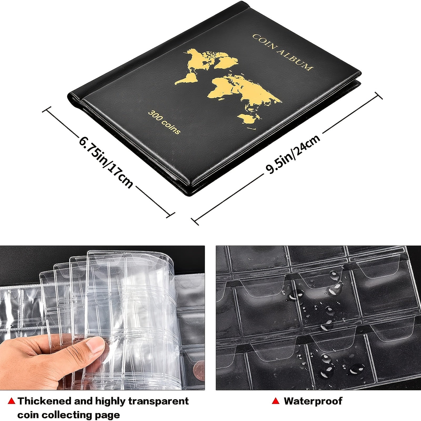 Coin Collection Book Holder Album For Collectors Coins Display