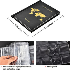 Coin Collection Book Holder Album For Collectors Coins Display