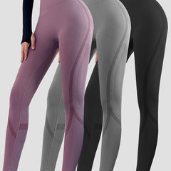 3Pcs High Waist Yoga Pants Stretchy Leggings Activewear