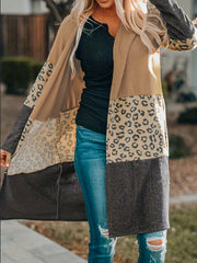 Leopard Print Long Sleeve Cardigan