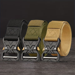 Men's Tactical Belt Quick Release Thickened Nylon