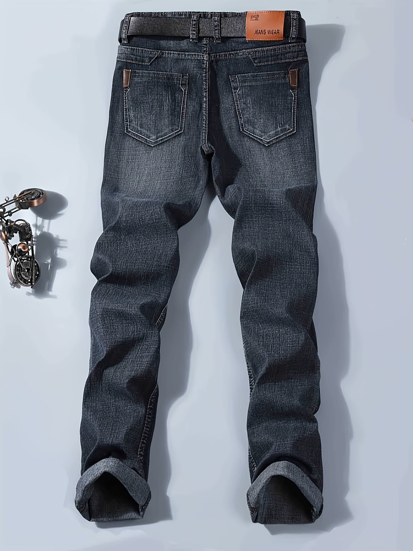 Men's Distressed Medium Stretch Denim Pants