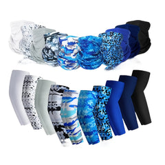 Outdoor Cycling Sunscreen Sleeve Cover and Windproof Mask Set