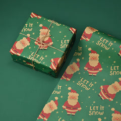 8pcs Christmas Gift Wrapping Paper Art Craft Decoration 50x70cm