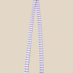 Purple Thin Scarf Stripes Pattern Four Seasons Wearable Scarves Accessories