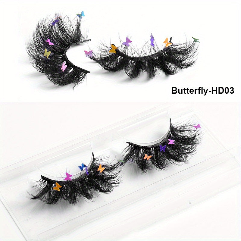 Fluffy Butterfly False Eyelashes Volume Messy and Curly Lashes