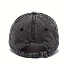 Vintage Baseball Cap Letter Printed Sun Cap for Outdoor Activities