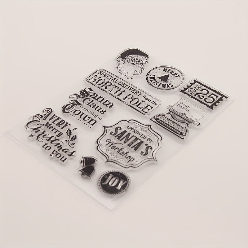 1pc Transparent Seal DIY Handbook Clip Book Stamp For Card Making Decoration