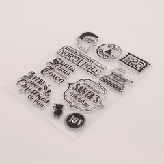 1pc Transparent Seal DIY Handbook Clip Book Stamp For Card Making Decoration