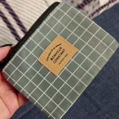 Zipper Storage Bag Cosmetic Pouch Sanitary Napkin Bag Modern Style