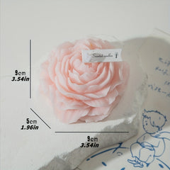 Peony Flower Aromatherapy Candle for Home & Outdoor Use