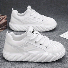 Men's Breathable Ripped Canvas Shoes Thick Bottom Walking Shoes