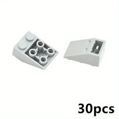 Bulk Assembly MOC Building Blocks 3X2 Sloped 25 Front Reverse Block 30pcs