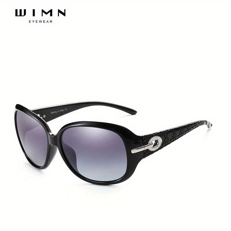 WIMN Polarized Retro Big Frame Sunglasses 7214