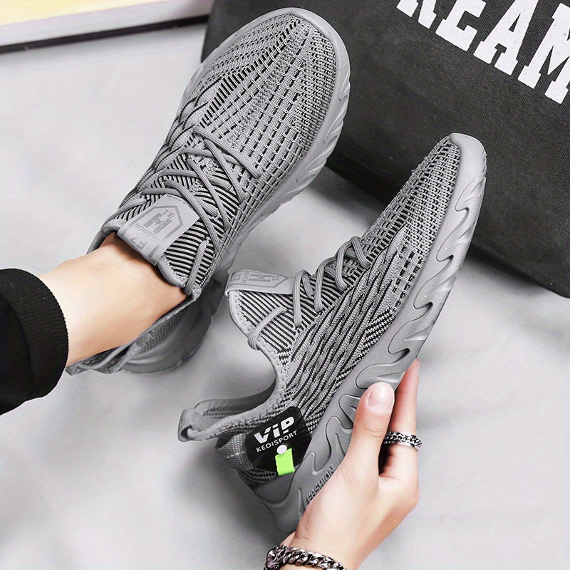Men's Knitted Comfy Sneakers For Running Jogging