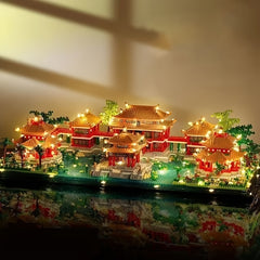 5500pcs Chinese Architecture Building Blocks Set ABS Material