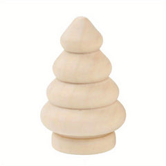 2pcs Wooden Ornaments Christmas Tree Snowman Style Decorative Puppets