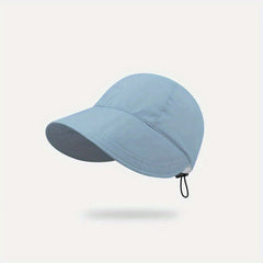 Wide Brim Sun Hat Drawstring Adjustable Cap Quick drying Golf Baseball Cap
