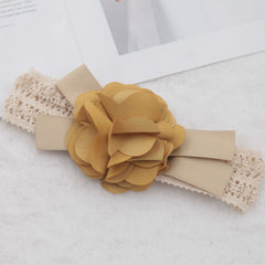 Baby Girls Flower Mesh Headband for Photography Props & Everyday