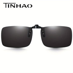 TINHAO Clip On Sunglasses Daytime & Night Vision Lenses