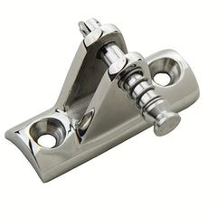 1pc Stainless Steel Concave Deck Hinge With Removable Pin