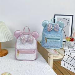 Sequin Backpack for Kids Lightweight School Bag