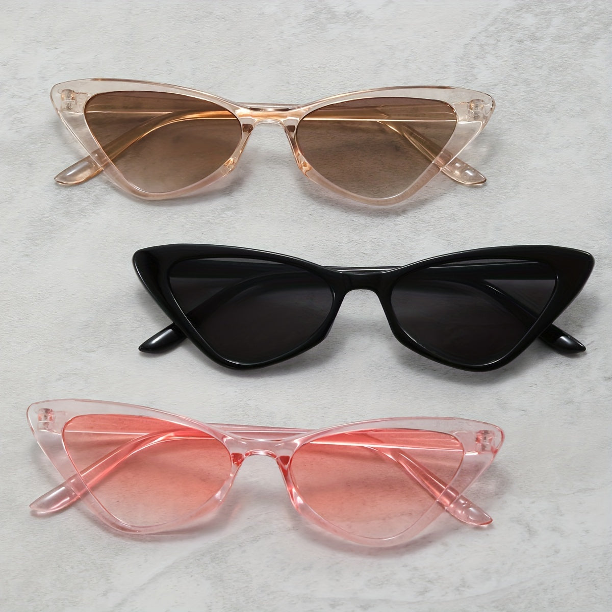 Men's Cat Eye Shaped Frame Sunglasses UV Resistant for Outdoor