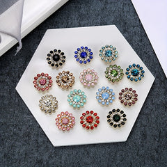 30 Creative Sparkly Sunflower Thumbtacks for Photo Wall Decor