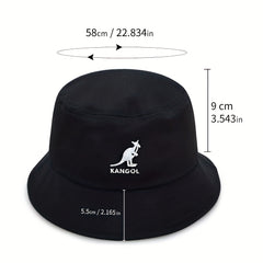 Animal Embroidery Couple Bucket Hat Lightweight Fisherman Cap