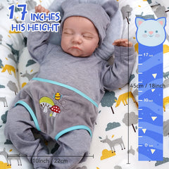 Adorable Reborn Toddler Doll Silicone Body Soft Cuddle Body Bonecas Bebe Toys