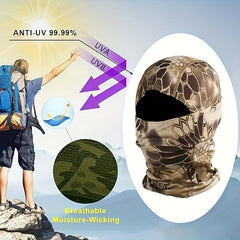 Camouflage Balaclava Cycling Mask Windproof UV Protection Full Face Mask