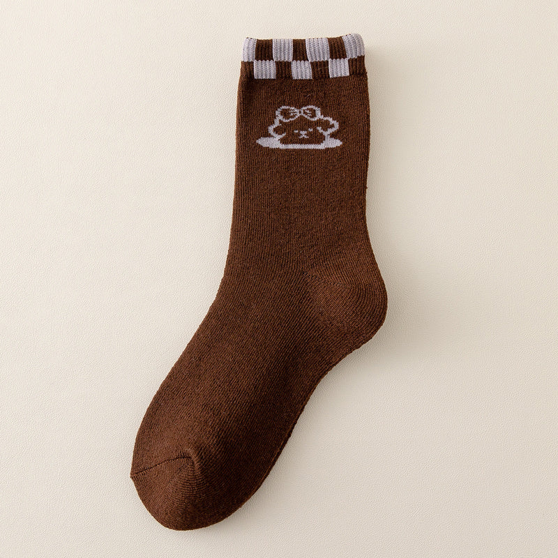 Women's Cartoon Animals Tube Socks
