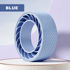1pc PVC Double Layer Yoga Wheel Non-slip Roller Pilates Equipment