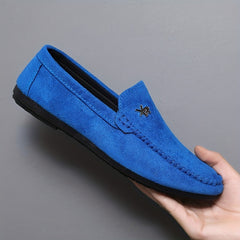 Men's Comfy Moc Toe Loafer Shoes Non-slip Slip On Driving Shoes Spring Summer