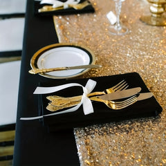 Polyester Sequin Table Runner Thanksgiving Christmas Wedding Decor