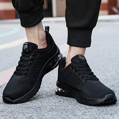 Men's Knit Breathable Running Shoes Soft Sole Sneakers