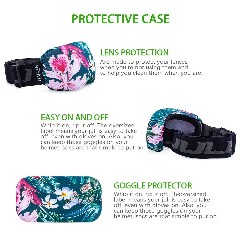 MAXJULI Microfiber Goggle Cover Mesh Fabric Protection
