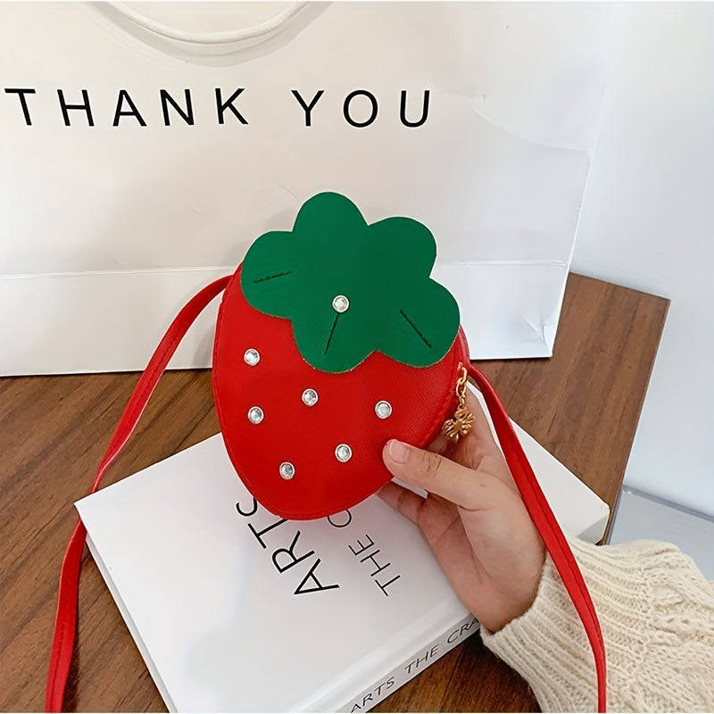 Cute Strawberry Crossbody Bag for Girls