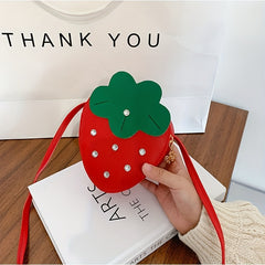 Cute Strawberry Crossbody Bag for Girls