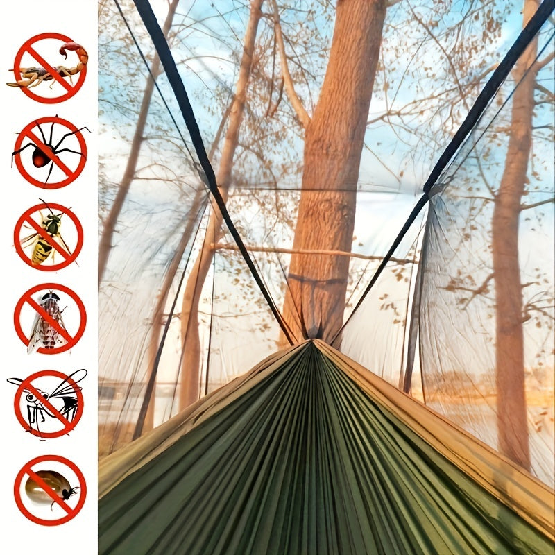 Outdoor Camping Hammock With Mosquito Net Ultra light Nylon Double Hammock