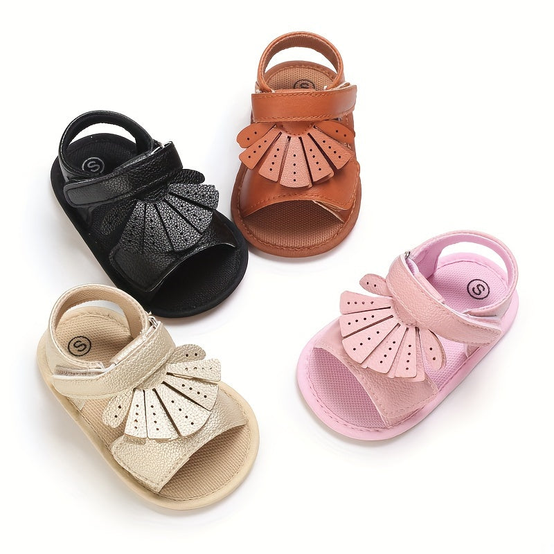 Baby Girls Open Toe Sandals Lightweight Breathable Outdoor Summer Beach
