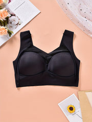 Seamless Wireless Sports Bra Comfy & Breathable Fitness Yoga Bra