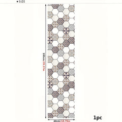 Thickened Simulation Tile Retro Pattern Floor Sticker Waterproof Home Decoration