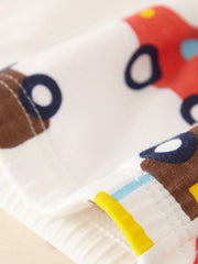 3pcs Boys Boxer Briefs Colorful Cars Print Underwear