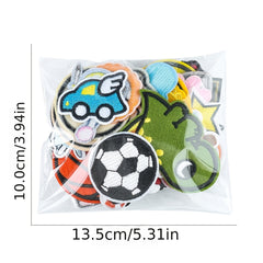 55pcs Embroidered Animal Patches for Jacket Hat Backpack Jeans