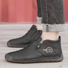 Men's Casual Hiking Boots Breathable Side Zip Outdoor All Seasons