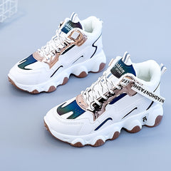 Women's Casual Sneakers Dad Shoes Thick Sole Thermal Sports Shoes