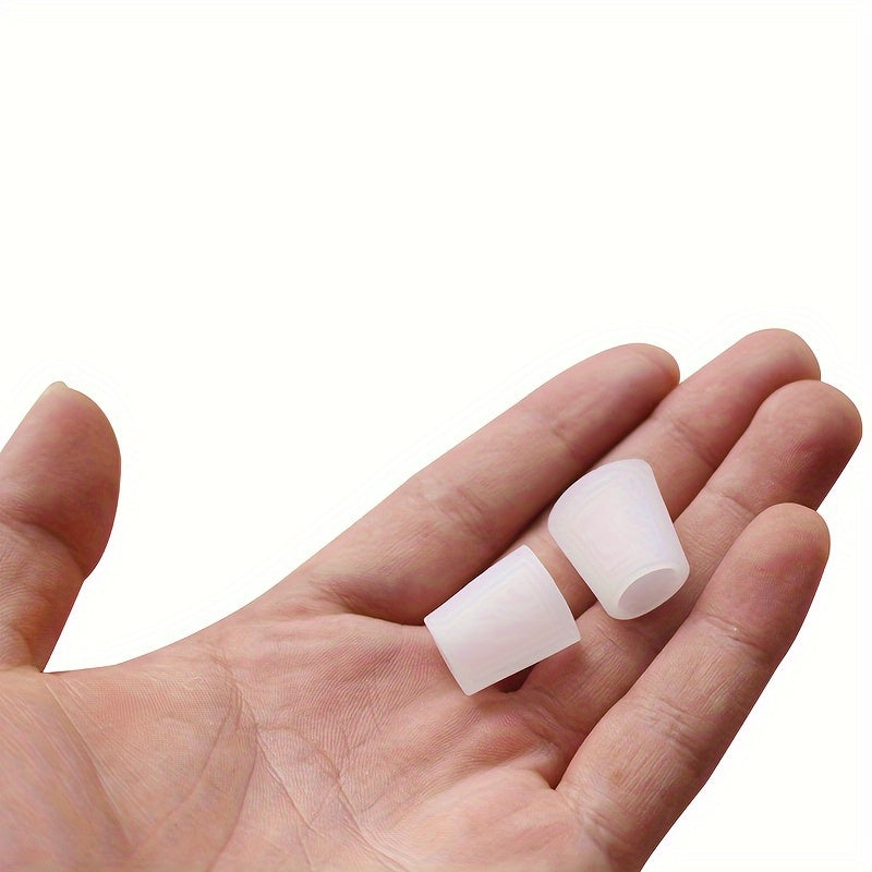 4pcs Silicone Toe Sleeves Overlapping Separator Fit Night Home Use