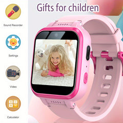 Kids Puzzle Smart Watch HD Touch Screen Camera Music Player Flashlight